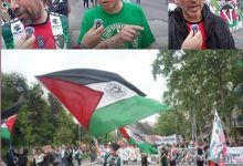 Manifestación por Palestina en Santiago